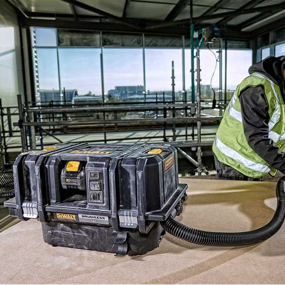 DEWALT 54V XR FLEXVOLT Brushless 2 x 6.0Ah M-Class Dust Extractor Kit DCV586MT2-XE