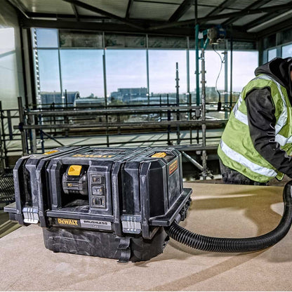 DEWALT 54V XR FLEXVOLT Brushless 2 x 6.0Ah M-Class Dust Extractor Kit DCV586MT2-XE