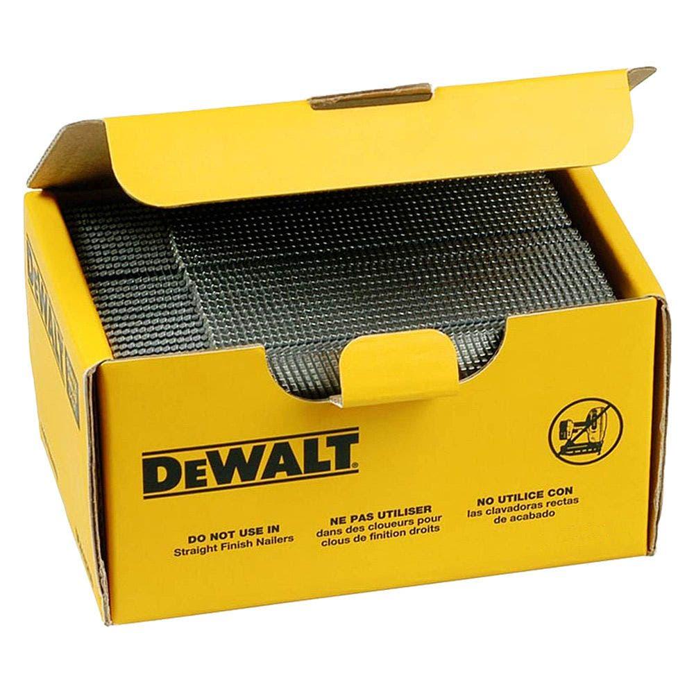 DEWALT 63 x 1.6mm 16Ga. 20 Degree Brad Finish Nail 2500 Box DNBA1663GZ