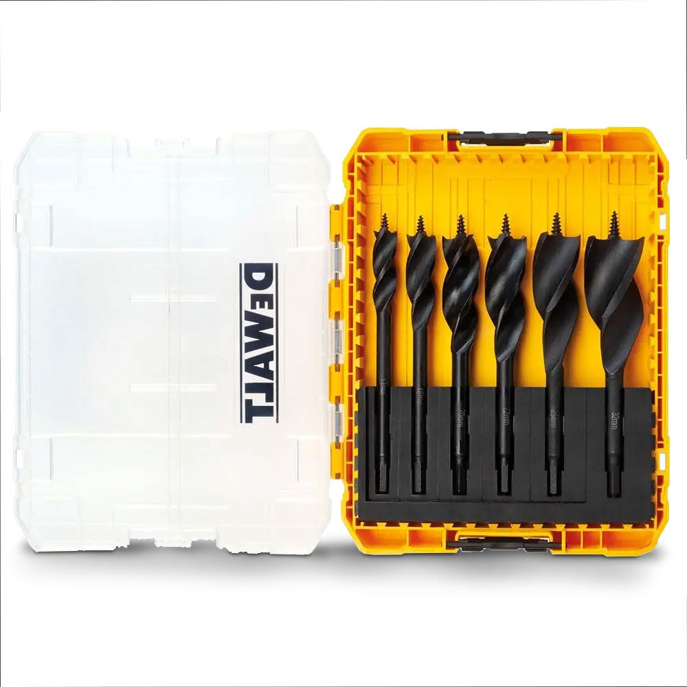 DEWALT 6 Piece 152mm Tri-Flute Extreme Spade Bit DT90238-QZ