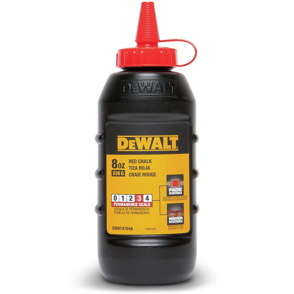 DEWALT 8oz Red Chalk Refill DWHT47048L