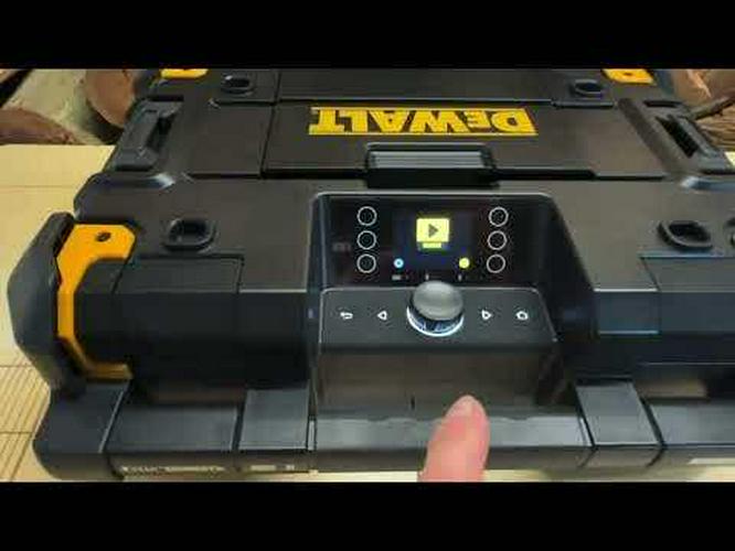 DEWALT TSTAK Jobsite Radio and Charger Skin DWST1-81080-XE
