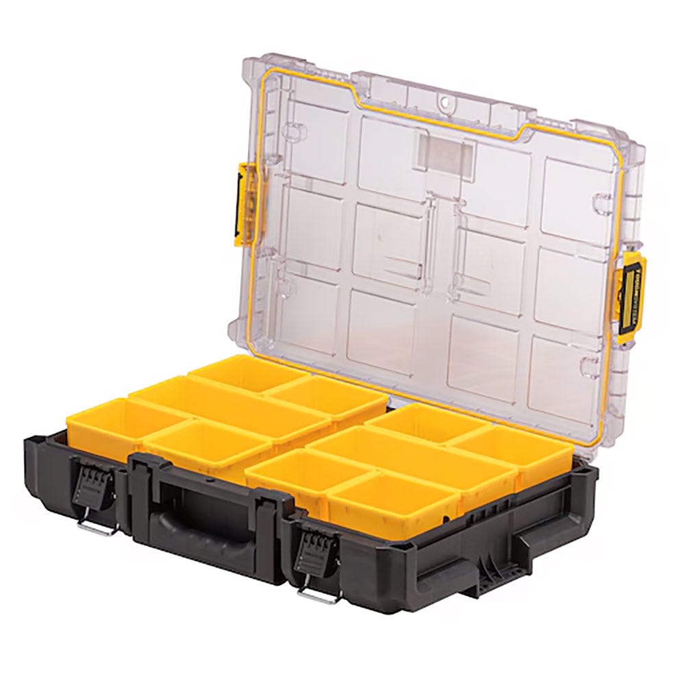 DEWALT Toughsystem 2.0 Clear Lid Organiser DS100 DWST83394-1