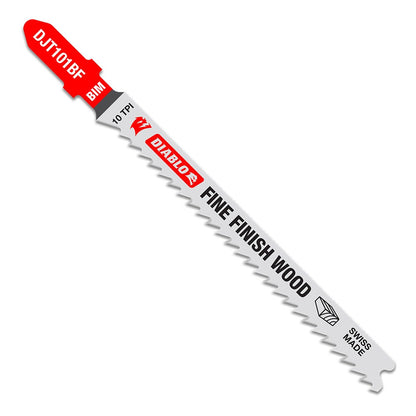 DIABLO 100mm Bi-Metal Jig Saw Blade For Fine Finish Cuts Wood 5 Piece 2608F02239