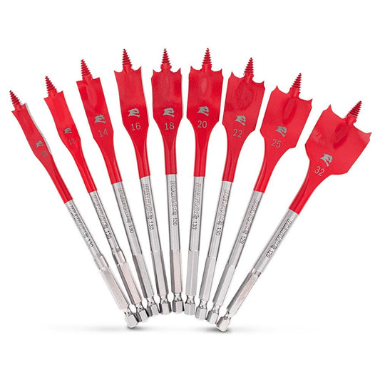 DIABLO 10-32mm 1 4-Hex SPEEDemon Spade Bit Set - 9 Piece 2608F03234