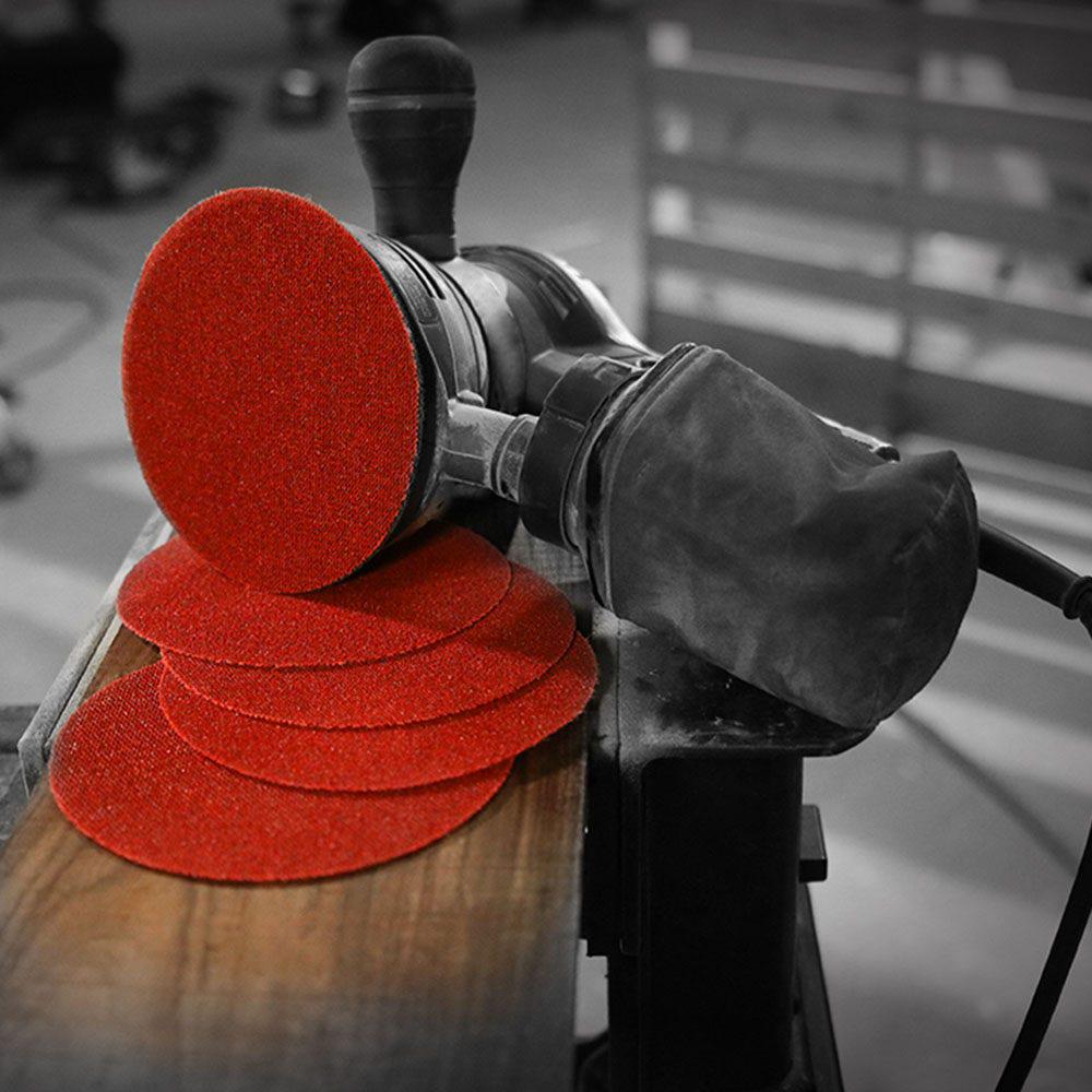 DIABLO 125mm 120-Grit Net Hook and Loop Sanding Disc and Connection Pad - SANDNET - 10 Piece
