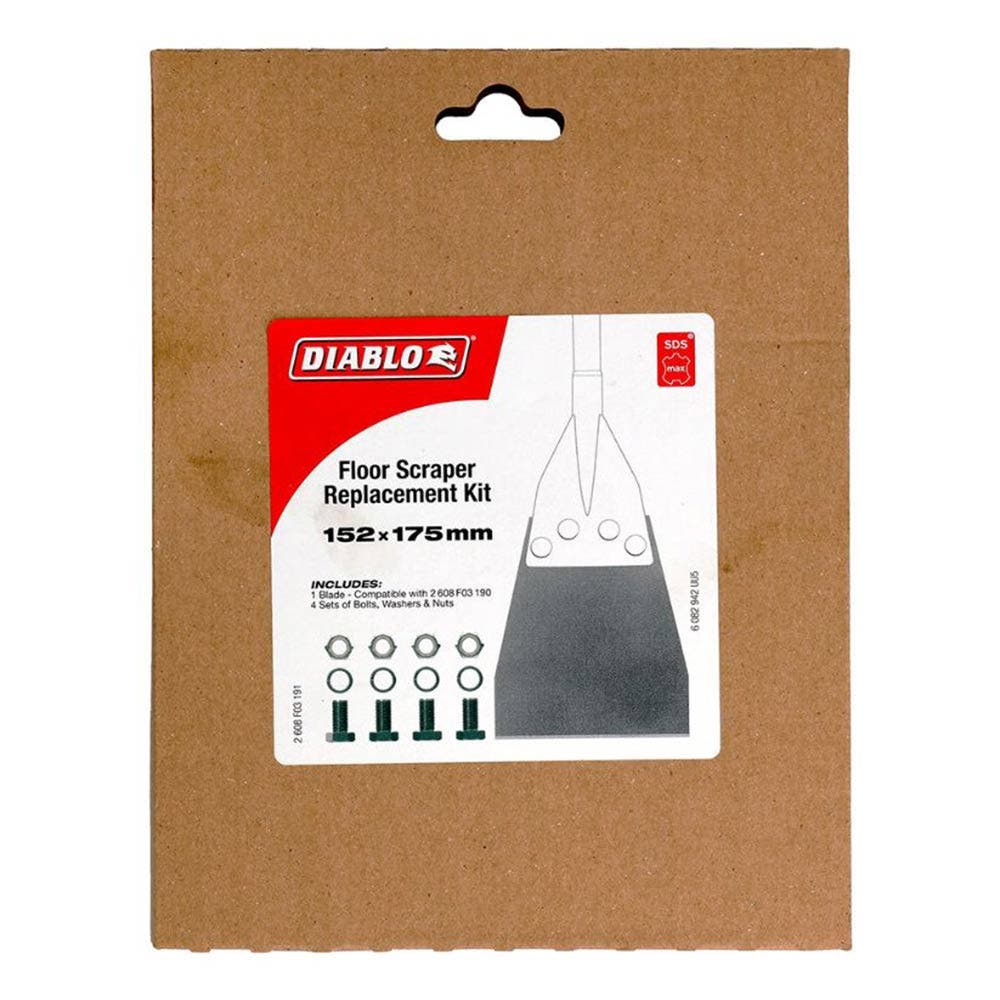 DIABLO 150 X 170mm SDS Max Floor Scraper Replacement Kit 2608F03191