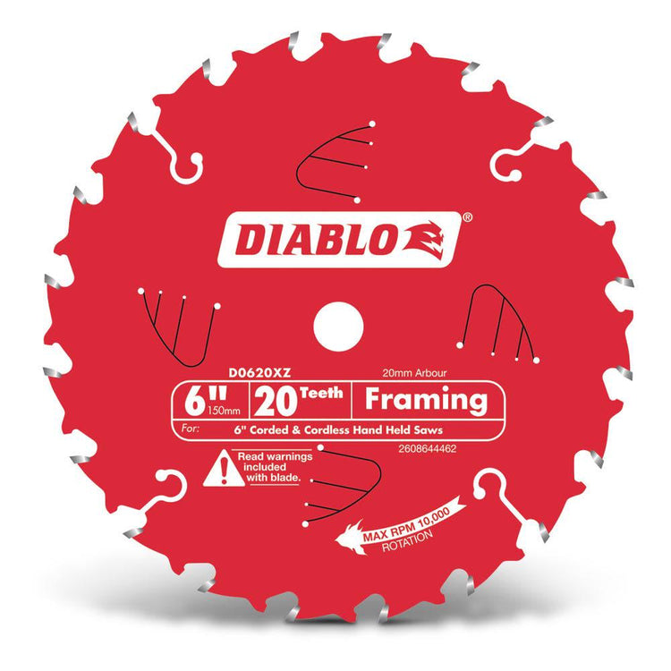 DIABLO 150mm 20T General Purpose Saw Blade 2608644462