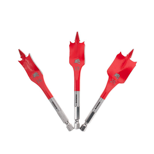 DIABLO 16-25mm 1 4-Hex SPEEDemon Spade Bit Stubby Set - 3 Piece 2608F03231