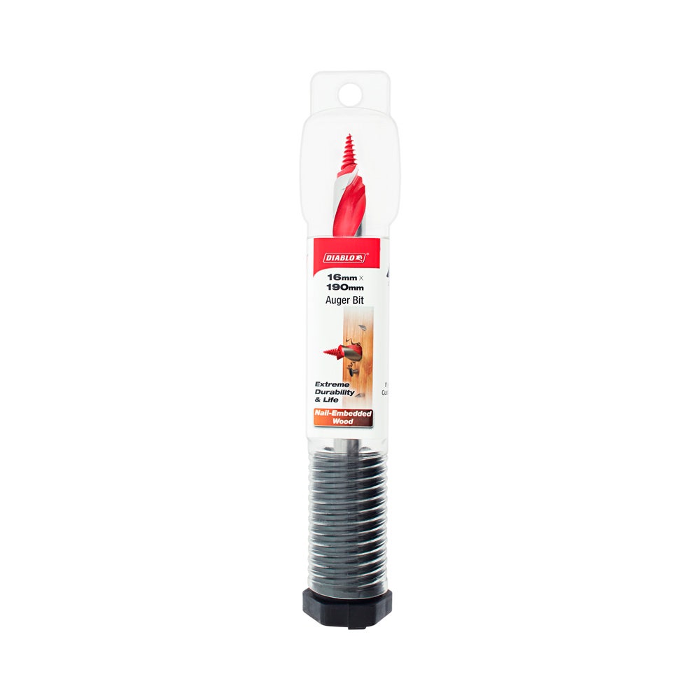 DIABLO 16 x 190mm 7 16inch Hex Shank Auger Bit 2608F03243