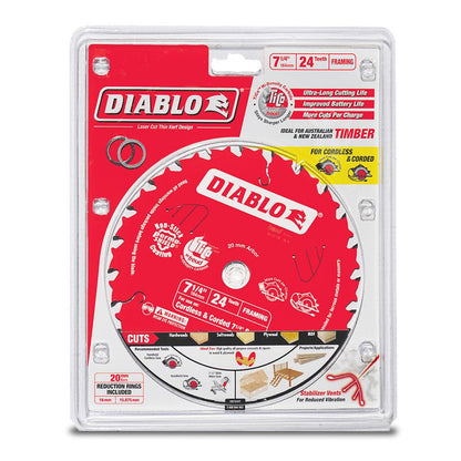 DIABLO 184mm 24T Framing Saw Blade 2608644453