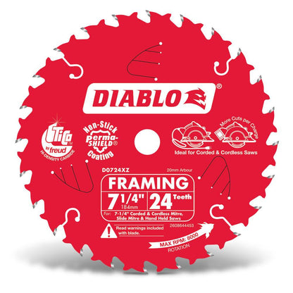 DIABLO 184mm 24T Framing Saw Blade 2608644453