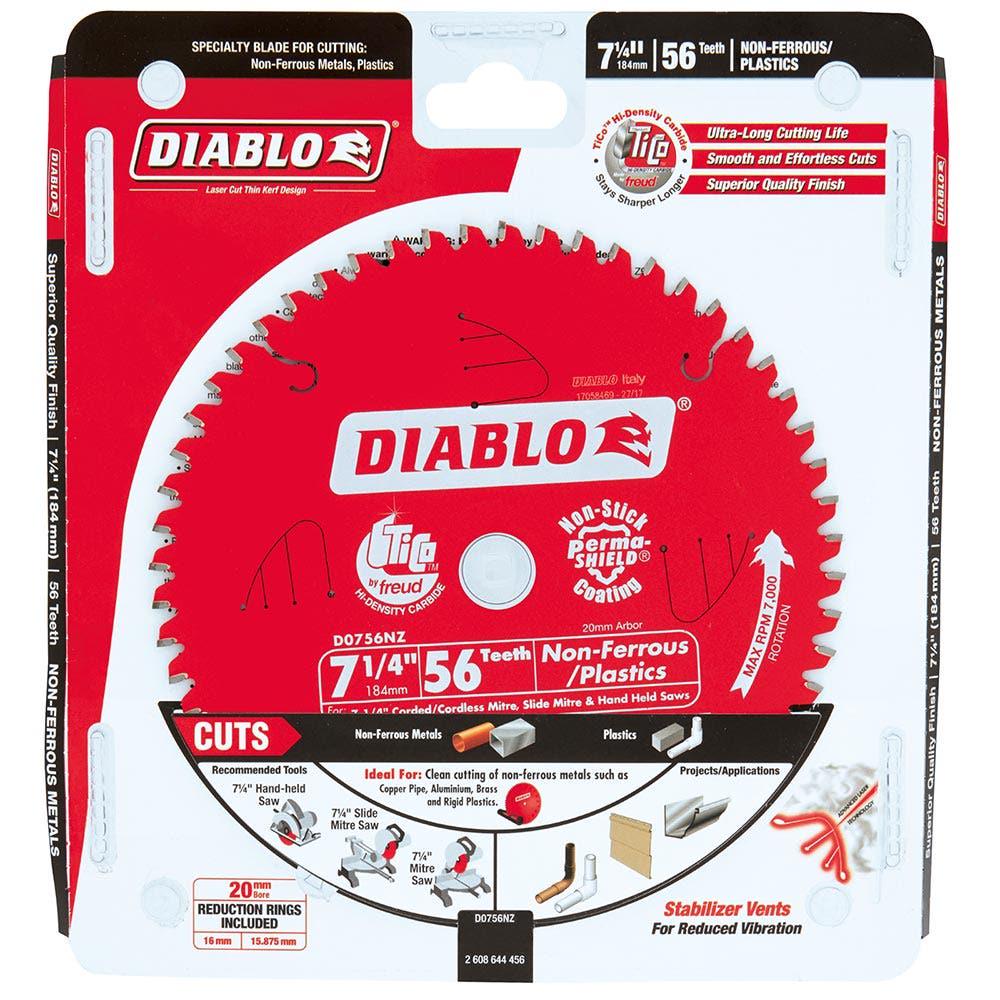 DIABLO 184mm 56T Non-Ferrous Plastics Saw Blade 2608644456