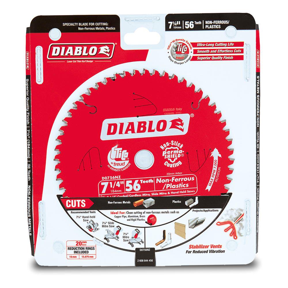DIABLO 184mm 56T Non-Ferrous Plastics Saw Blade 2608644456