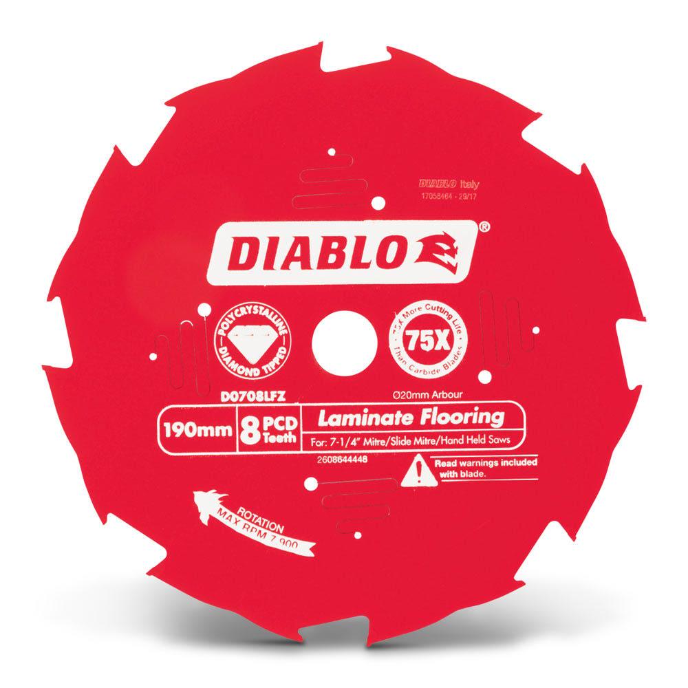 DIABLO 190mm 8T Laminate Flooring Saw Blade 2608644448