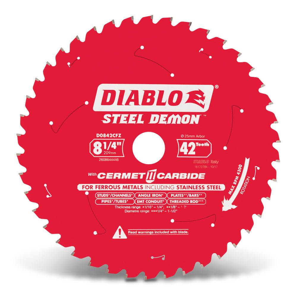 DIABLO 209mm 42T Ferrous Metals STEEL DEMON Saw Blade 2608644446
