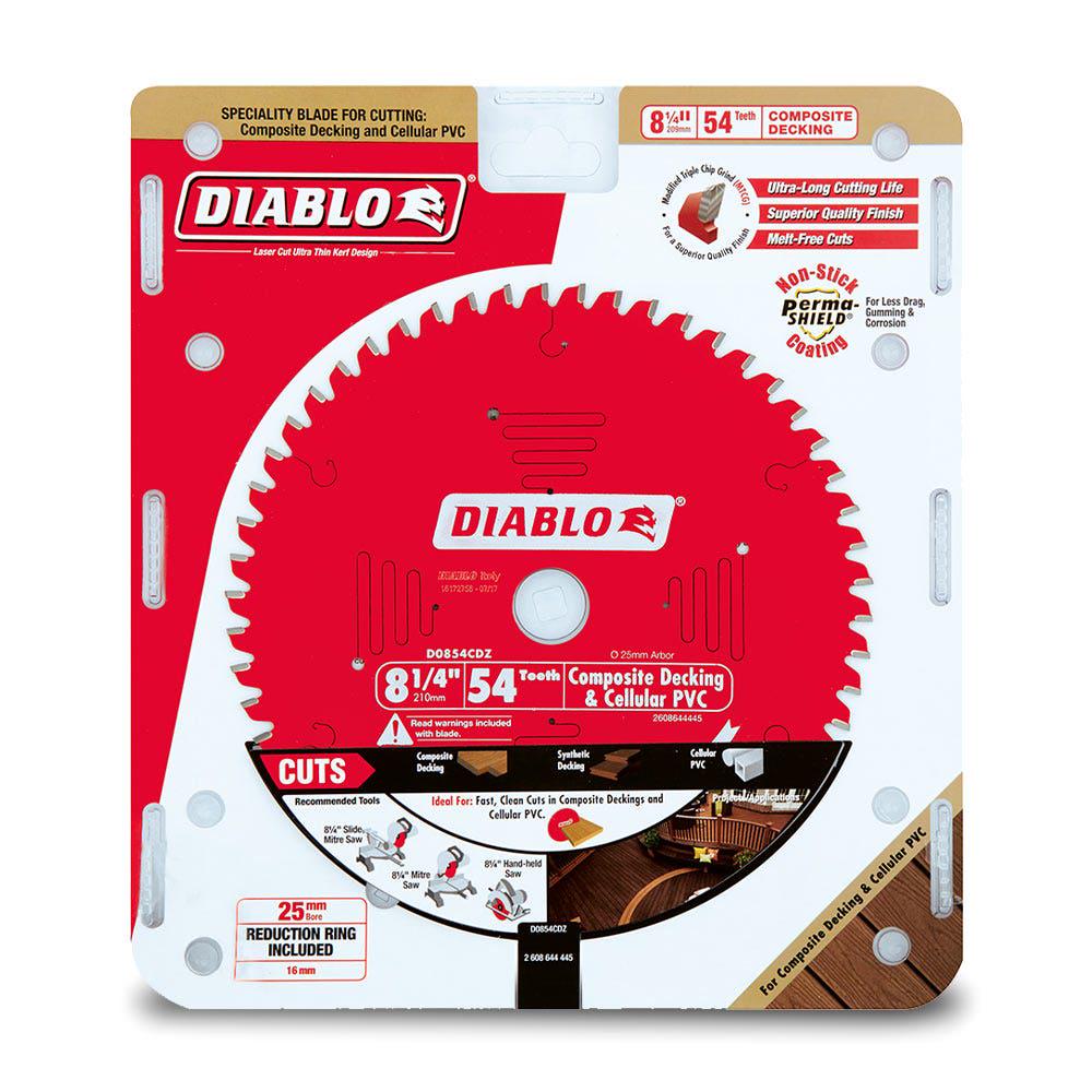 DIABLO 209mm 54T Composite Decking Saw Blade 2608644445