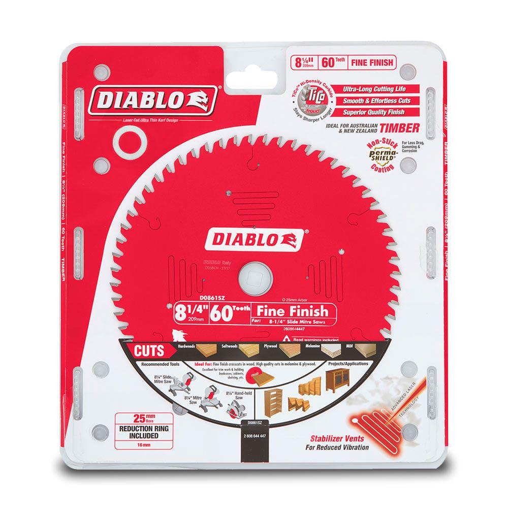 DIABLO 209mm 60T Fine Finish Saw Blade 2608644447
