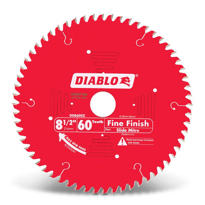 DIABLO 216mm 60T Fine Finish Saw Blade 2608644444