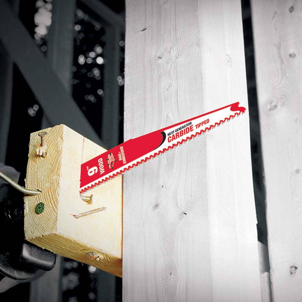 DIABLO 229mm Demo Demon Carbide Recip Blade for Nail-Embedded Wood 2610050134