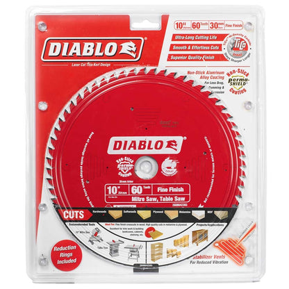 DIABLO 254mm 60T Fine Finish Saw Blade 2608642393