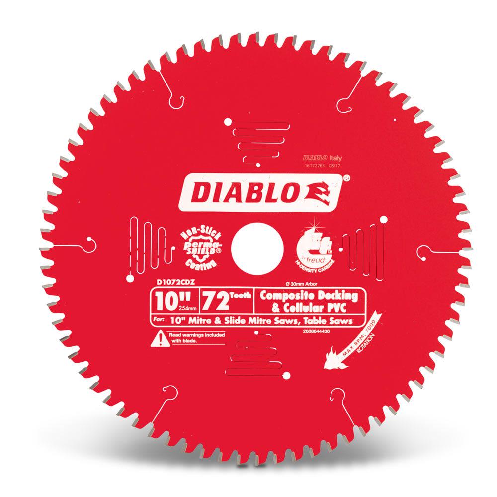 DIABLO 254mm 72T Composite Decking Saw Blade 2608644436