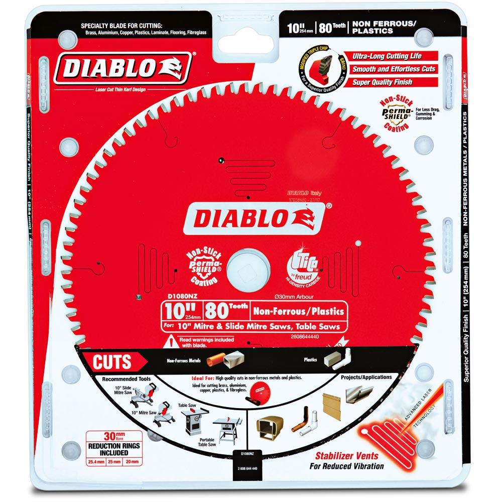 DIABLO 254mm 80T Non-Ferrous Plastics Saw Blade 2608644440