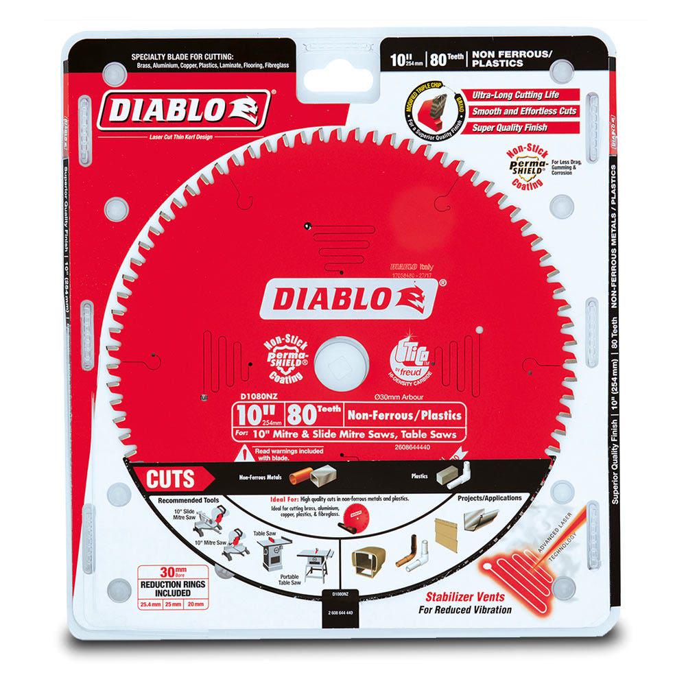 DIABLO 254mm 80T Non-Ferrous Plastics Saw Blade 2608644440