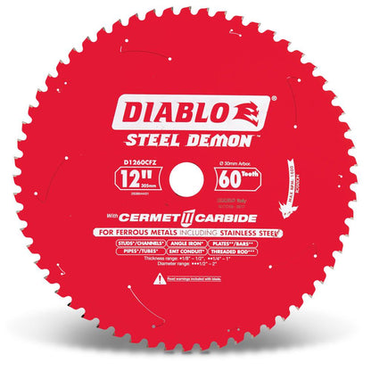 DIABLO 305mm 60T Ferrous Metals STEEL DEMON Saw Blade 2608644431