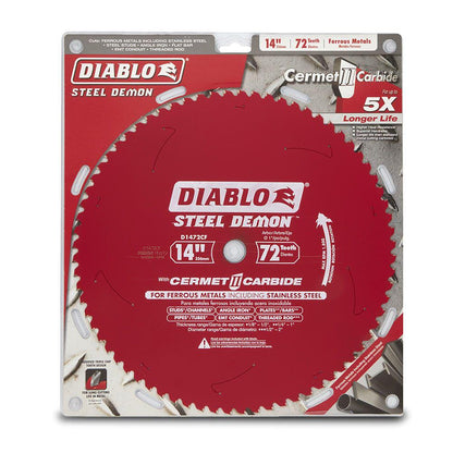 DIABLO 355mm 72T Ferrous Metals STEEL DEMON Saw Blade F03F013201