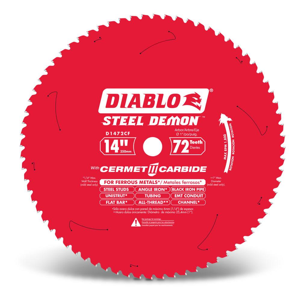 DIABLO 355mm 72T Ferrous Metals STEEL DEMON Saw Blade F03F013201