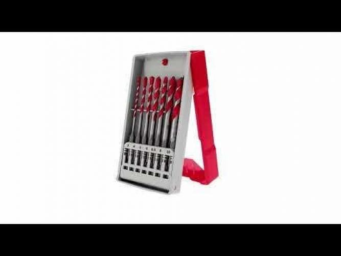 DIABLO 3 - 10mm TCT SpeedDemon Red Granite Drill Bit Set - 7 Piece 2608841979