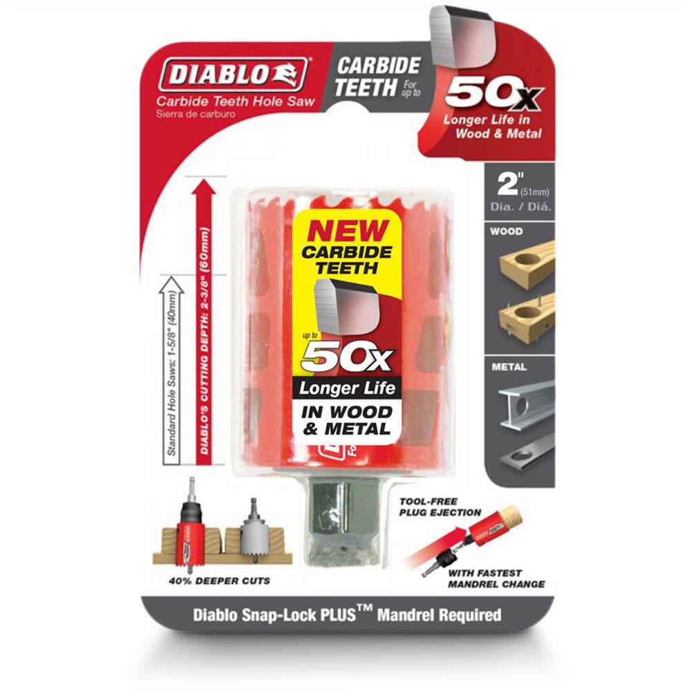 DIABLO 51mm (2inch) Quick-Change TCT Holesaw