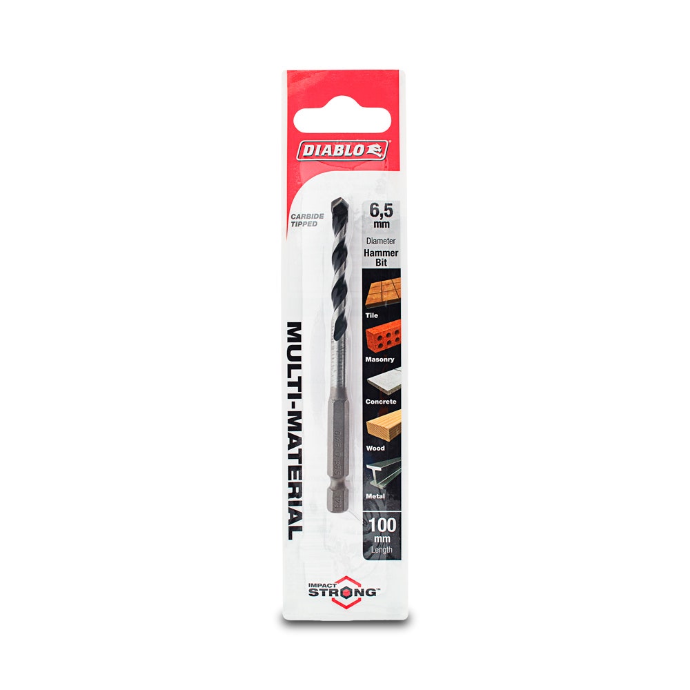 DIABLO 6.5 x 100mm TCT Multi-Construction Drill Bit 2608841939