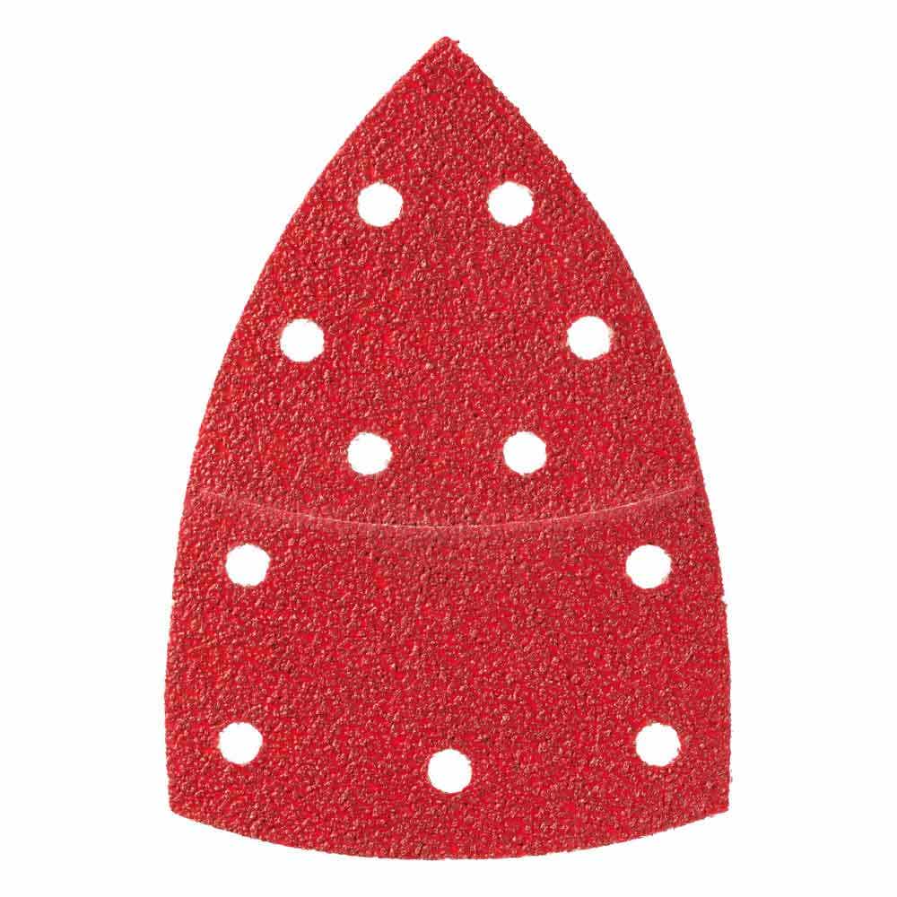 DIABLO 93mm 102 x 62mm Mixed-Grit Hook and Loop Detail Sanding Sheet - 10 Piece 2608F01179