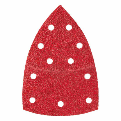 DIABLO 93mm 102 x 62mm Mixed-Grit Hook and Loop Detail Sanding Sheet - 10 Piece 2608F01179