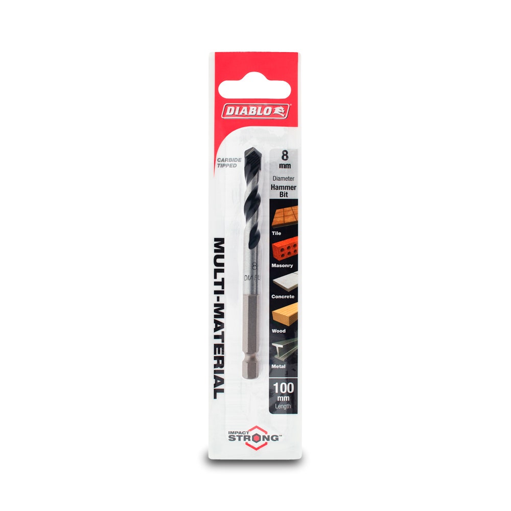 DIABLO Bit 8 x 60 x 100mm TCT Multi-Construction Drill Bit 2608841943