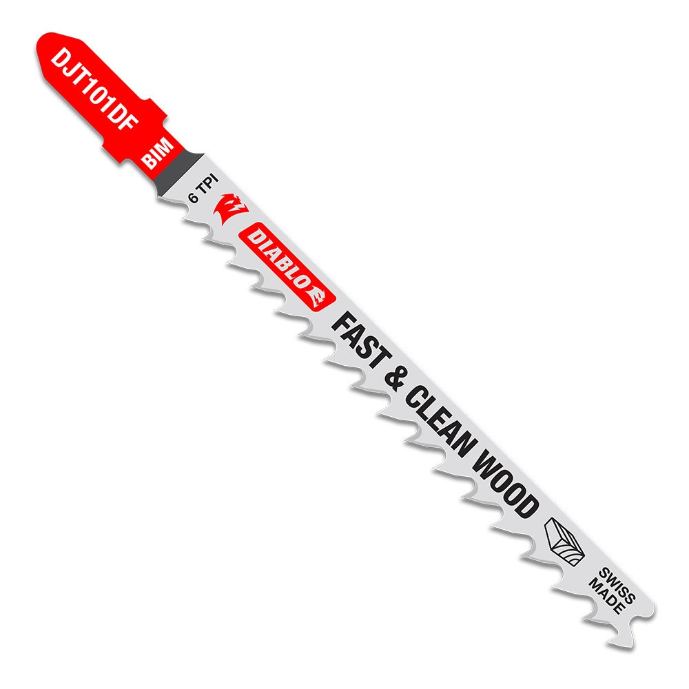 DIABLO Jig Saw Blade Bi-Metal For Fast and Clean Wood Cuts 5 Piece 2608F02241