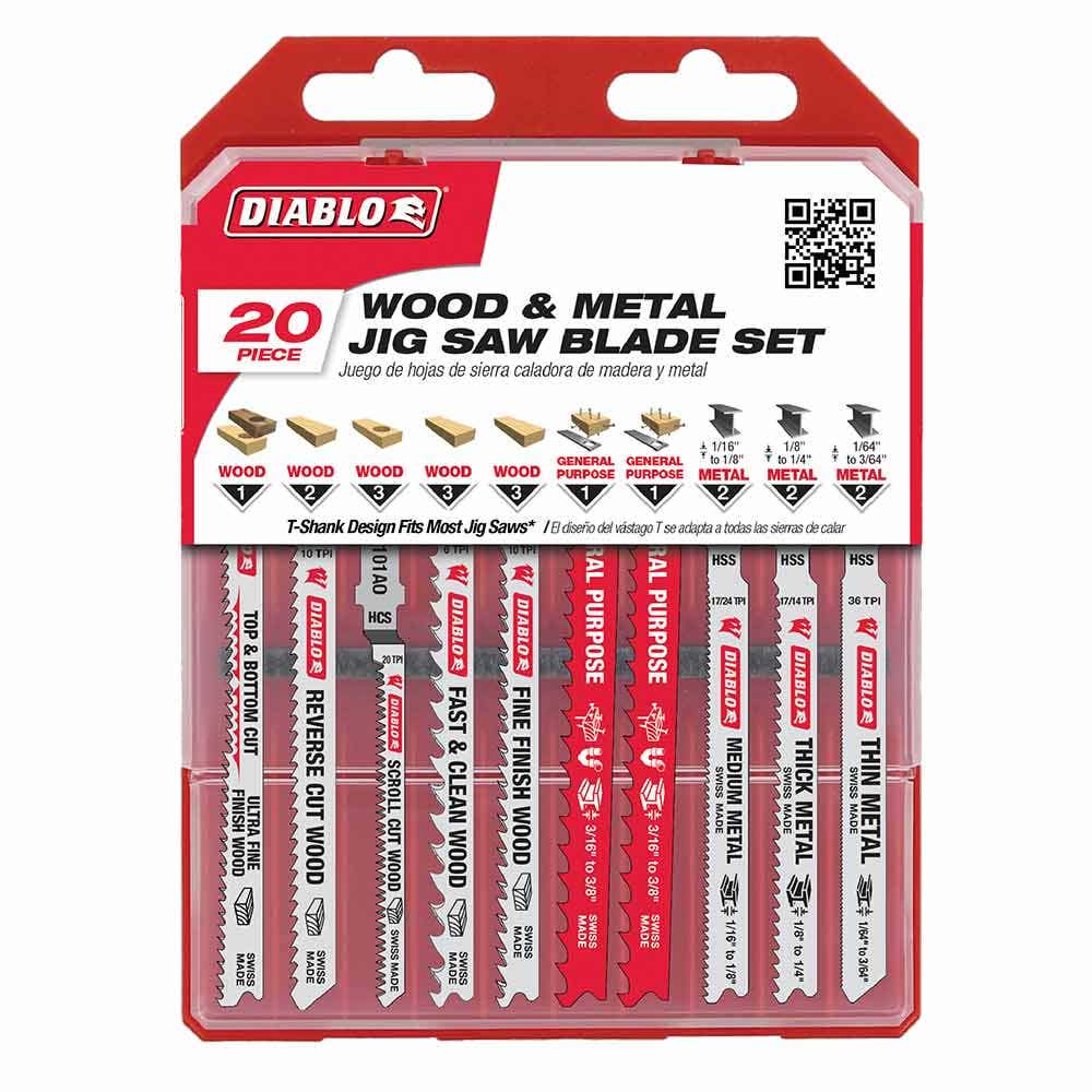 DIABLO Wood and Metal Set 20-Piece 2608F02263