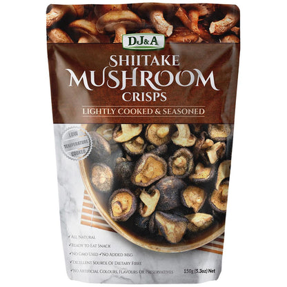 DJ&A Shitake Mushroom Crisps 3 x 150g