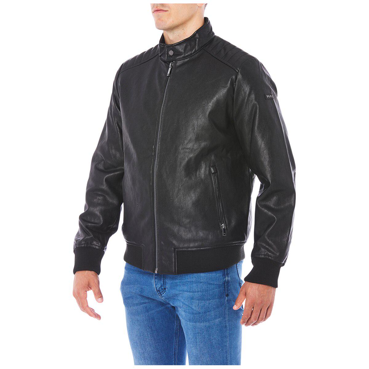 DKNY Men's Bomber Jacket Black