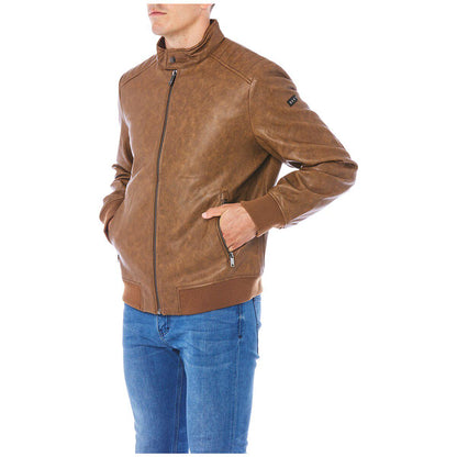 DKNY Men's Bomber Jacket Brown
