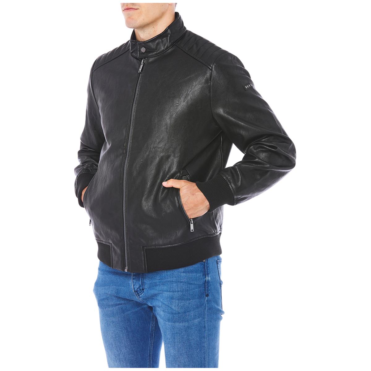 DKNY Men's Bomber Jacket Black