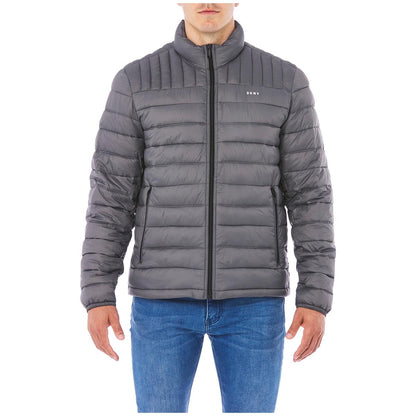 DKNY Mens Logo Packable Jacket