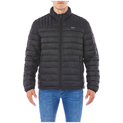 DKNY Mens Logo Packable Jacket - Black