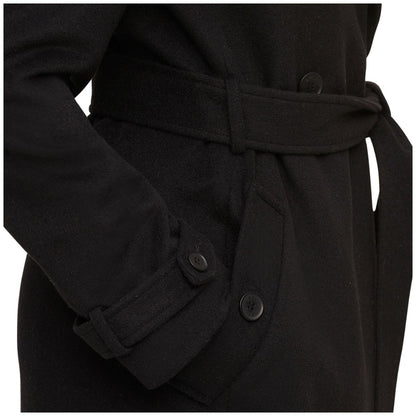 DKNY Women's Wool Coat Black