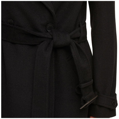 DKNY Women's Wool Coat Black