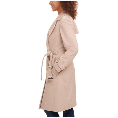 DKNY Women's Wool Coat Bone