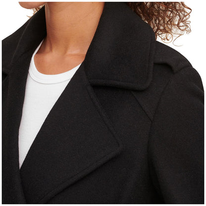 DKNY Women's Wool Coat Black