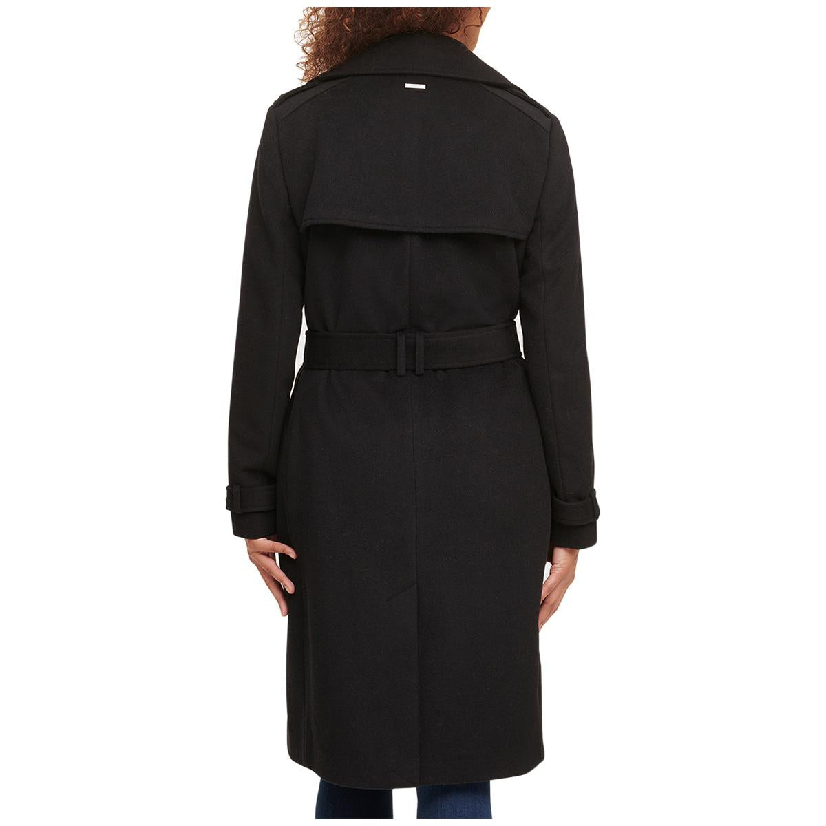 DKNY Women's Wool Coat Black